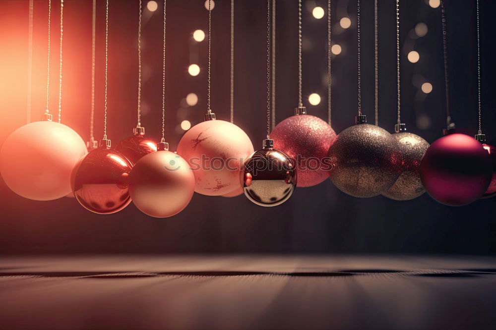 Similar – Image, Stock Photo Christmas balls with candles. holiday