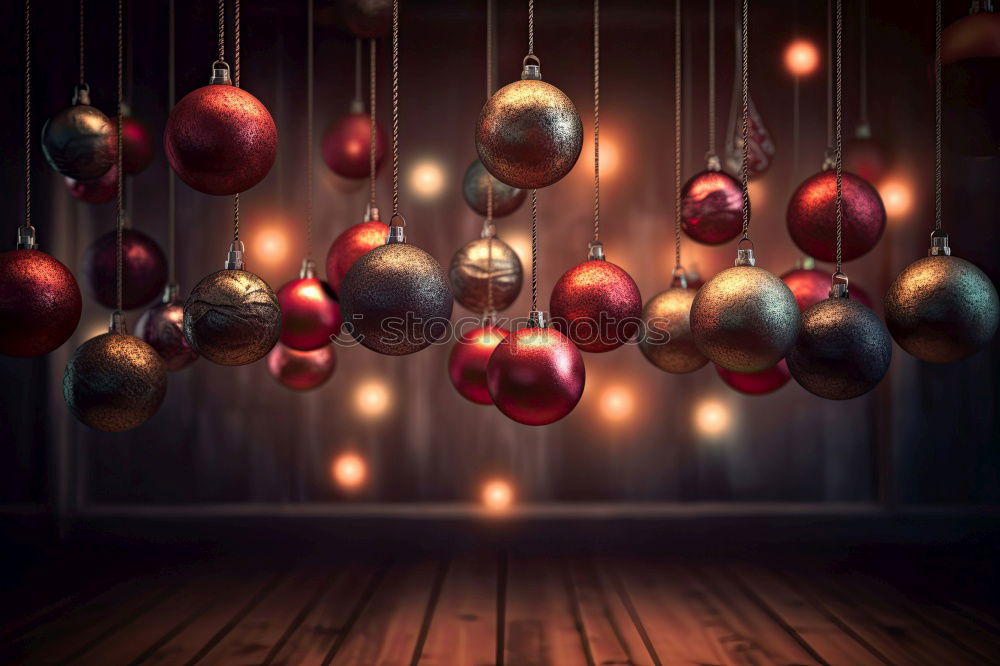 Similar – Image, Stock Photo Christmas balls with candles. holiday