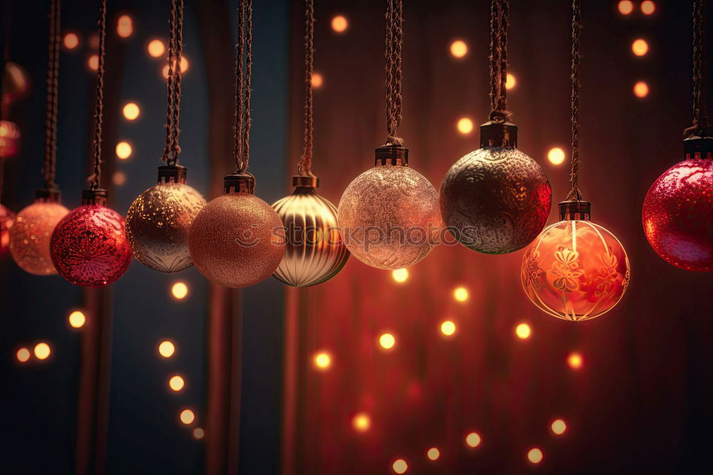 Similar – Image, Stock Photo Christmas balls with candles. holiday