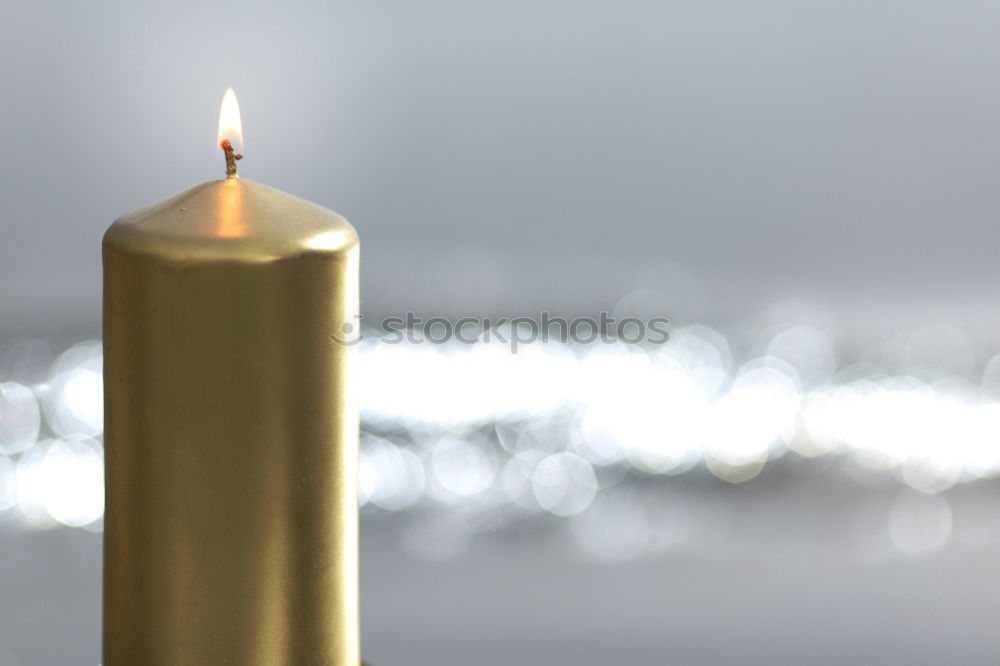 Image, Stock Photo candlelight Confirmation