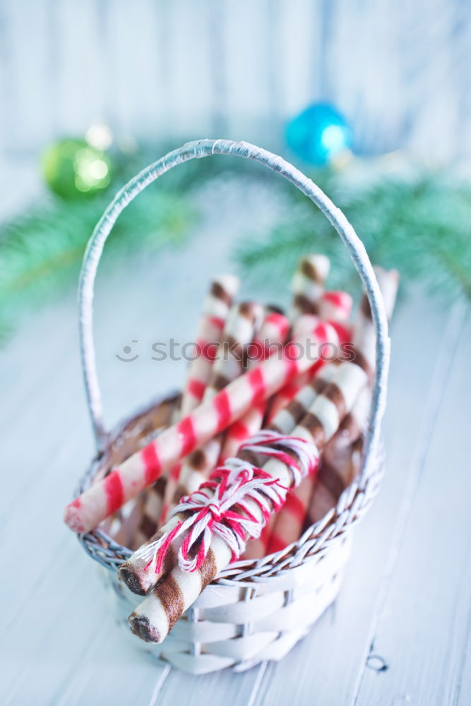 Similar – Image, Stock Photo Christmas Decoration Objects on White