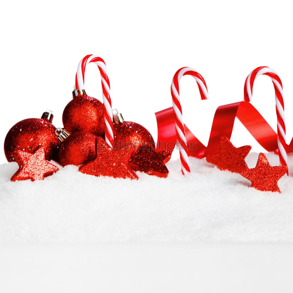 Similar – Christmas background with white red gift wrapping