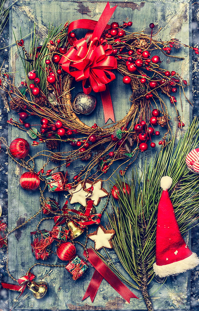 Similar – Vintage Christmas Background with Deco