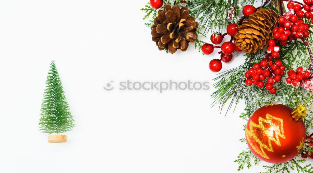 Similar – Image, Stock Photo christmas decoration holly