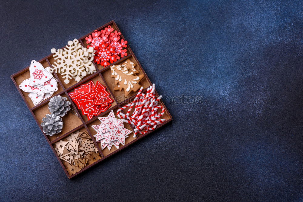 Similar – Image, Stock Photo Little girl looking at tray filled with Christmas cookies