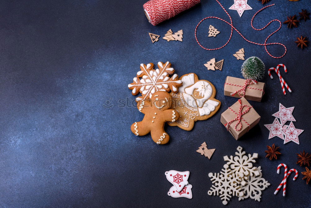 Similar – Girl making the Christmas cookies