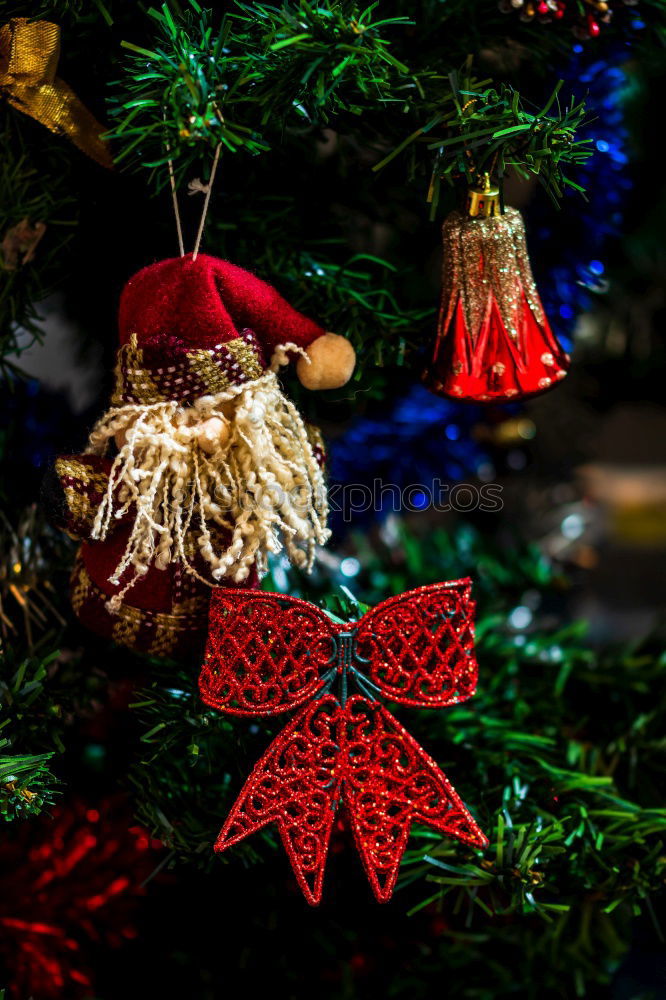 Similar – toys and decorations on the Christmas tree