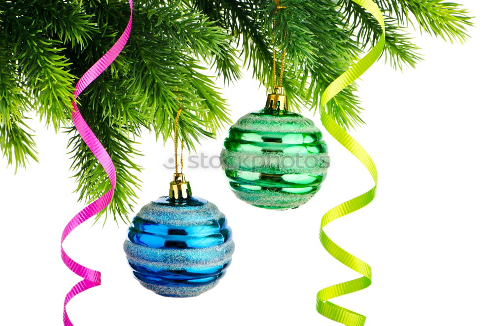 Similar – Image, Stock Photo Turquoise and golden Christmas ornaments border