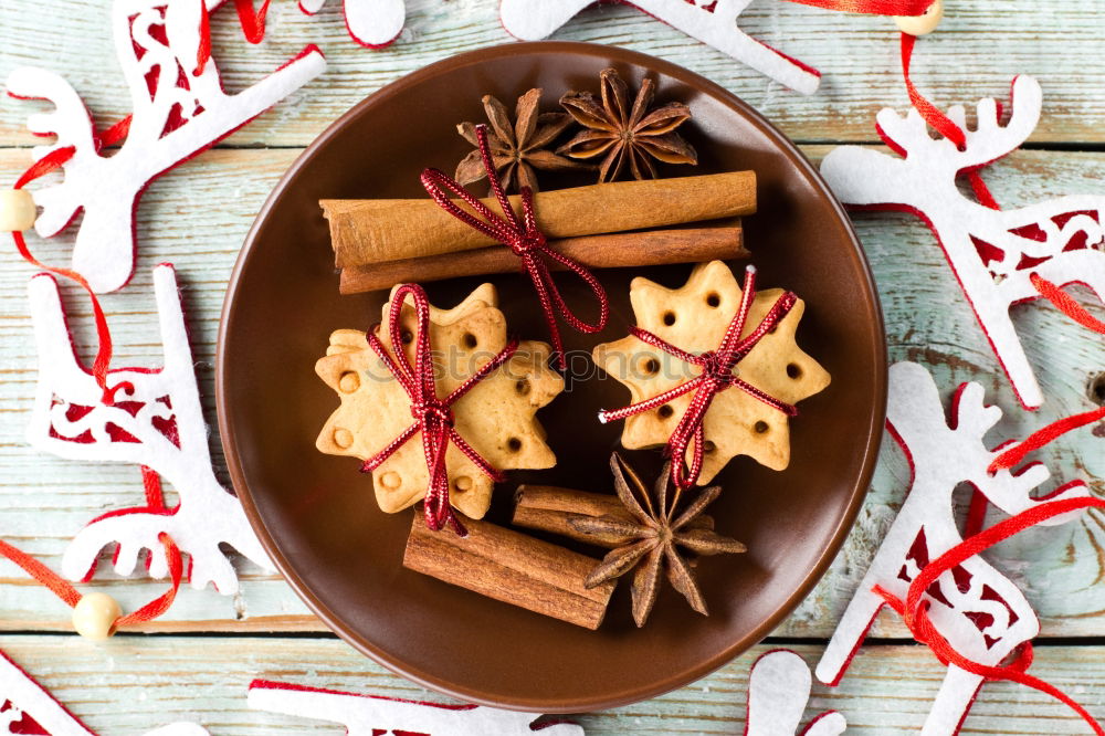 Similar – plate full of christmas cookies