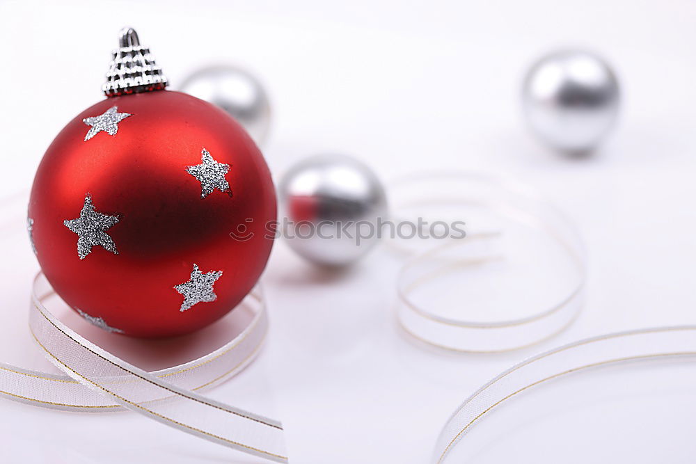 Similar – Flat lay of Christmas ornaments