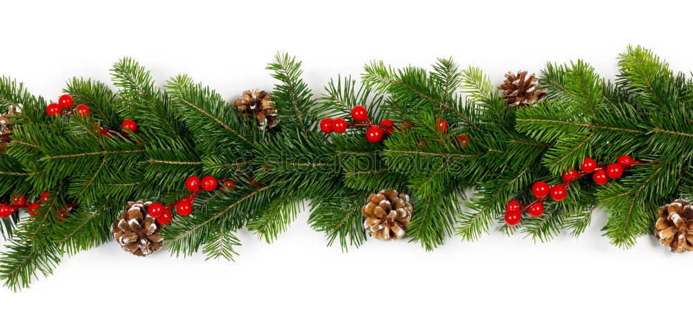 Similar – Image, Stock Photo christmas decoration holly