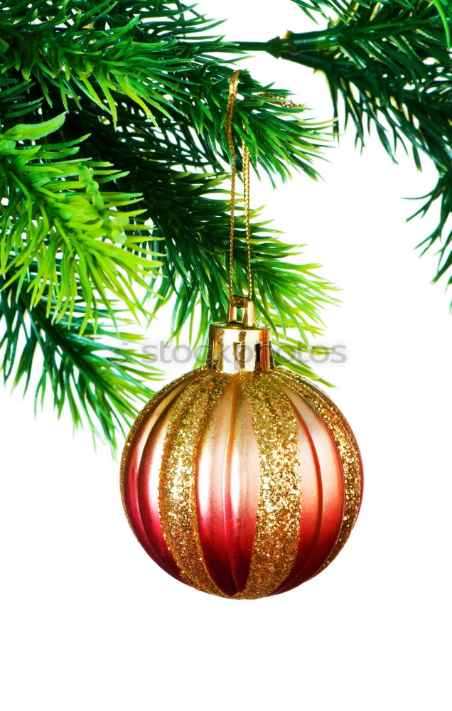 Similar – Image, Stock Photo Christmas ball with character