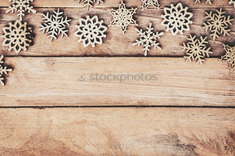 Similar – Image, Stock Photo Wooden table with ingredients for Christmas biscuits