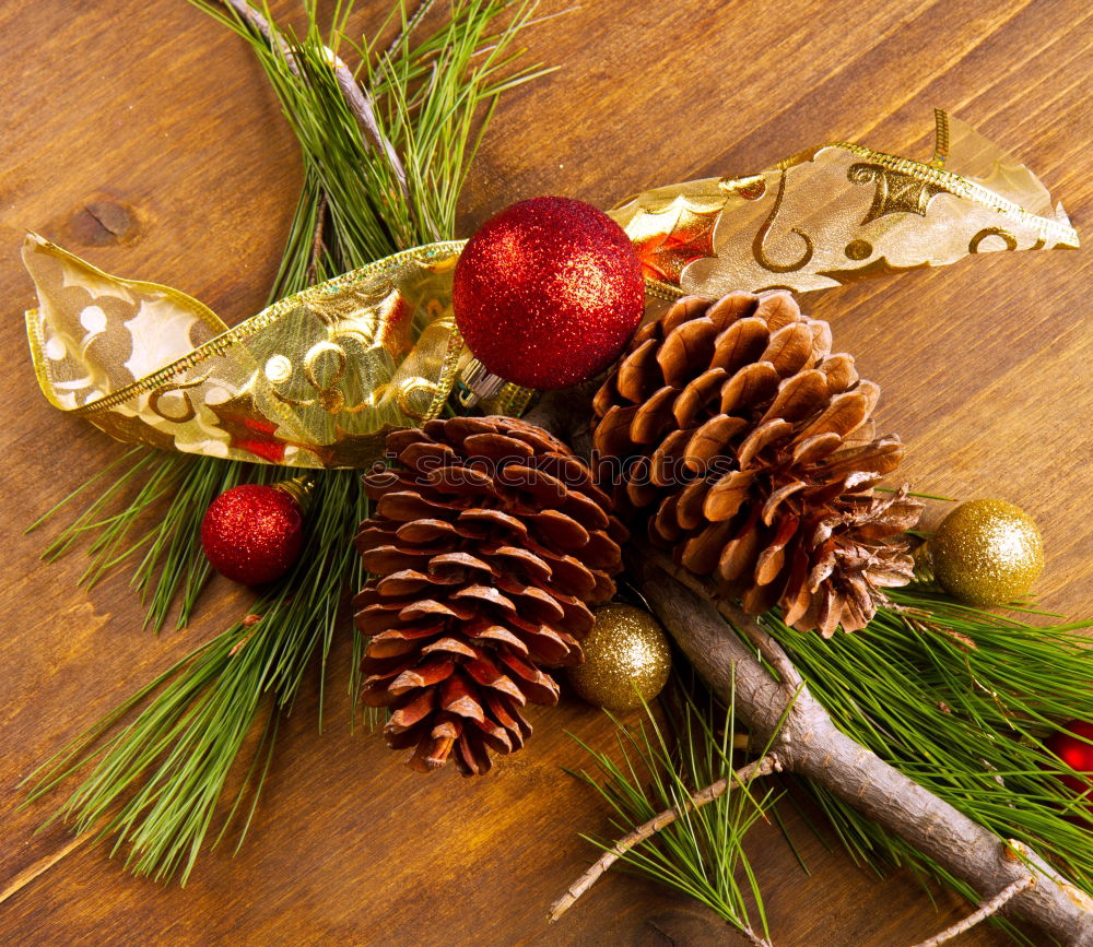 Similar – Rustic festive table setting with fork and knife