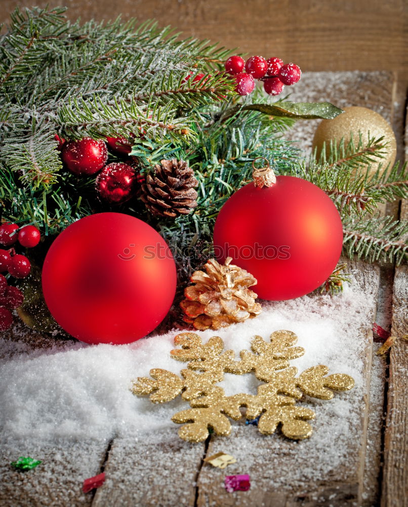 Similar – Image, Stock Photo Christmas greeting card with mulled wine and cookies