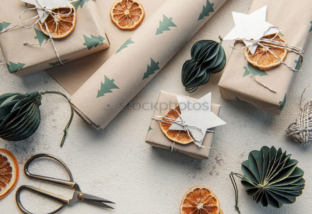 Similar – Image, Stock Photo christmas place setting and aquamarine and gold colors