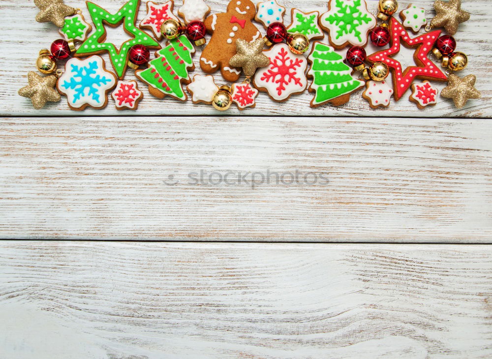 Similar – Image, Stock Photo Delicious Christmas Cookies