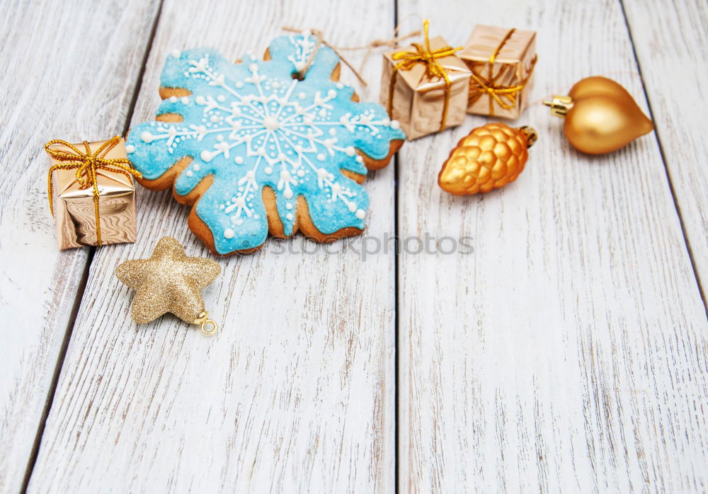 Similar – Image, Stock Photo Christmassy, wintery background with free text space