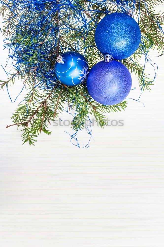 Similar – Image, Stock Photo Turquoise and golden Christmas ornaments border