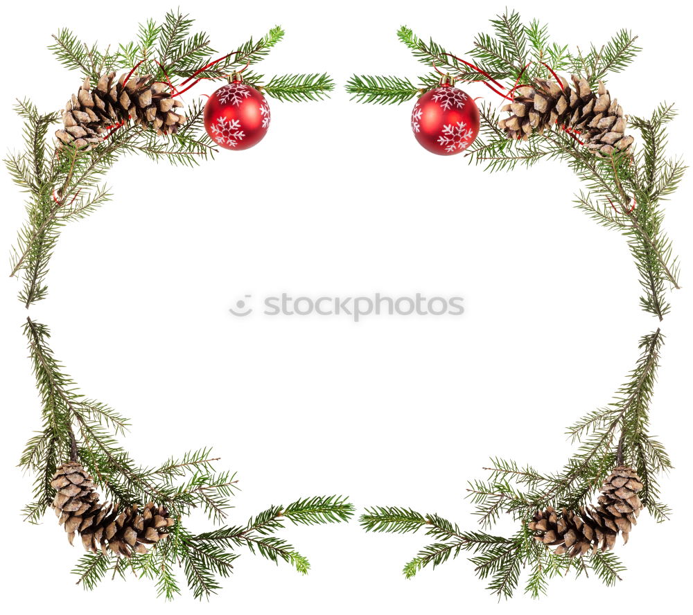 Similar – Image, Stock Photo Hand holding Christmas wreath