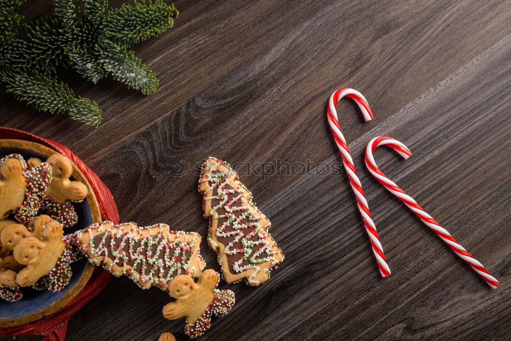 Similar – plate full of christmas cookies