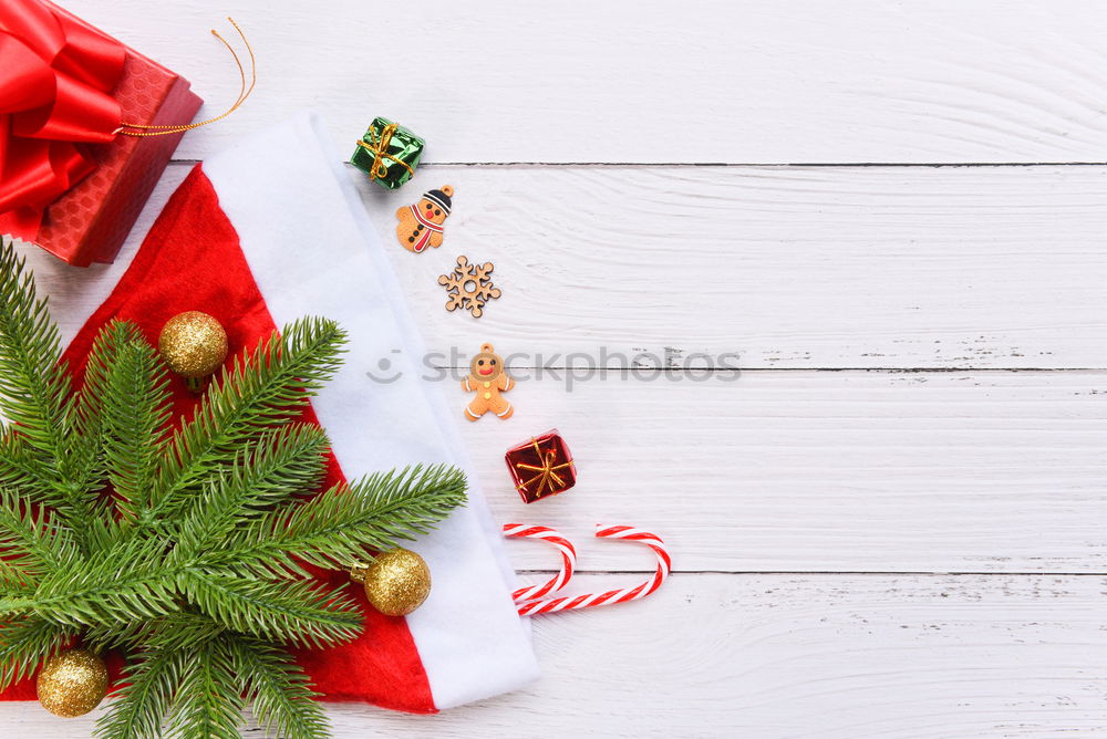 Similar – Image, Stock Photo Christmas presents creative layout.