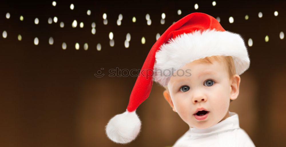 Similar – funny child at christmas