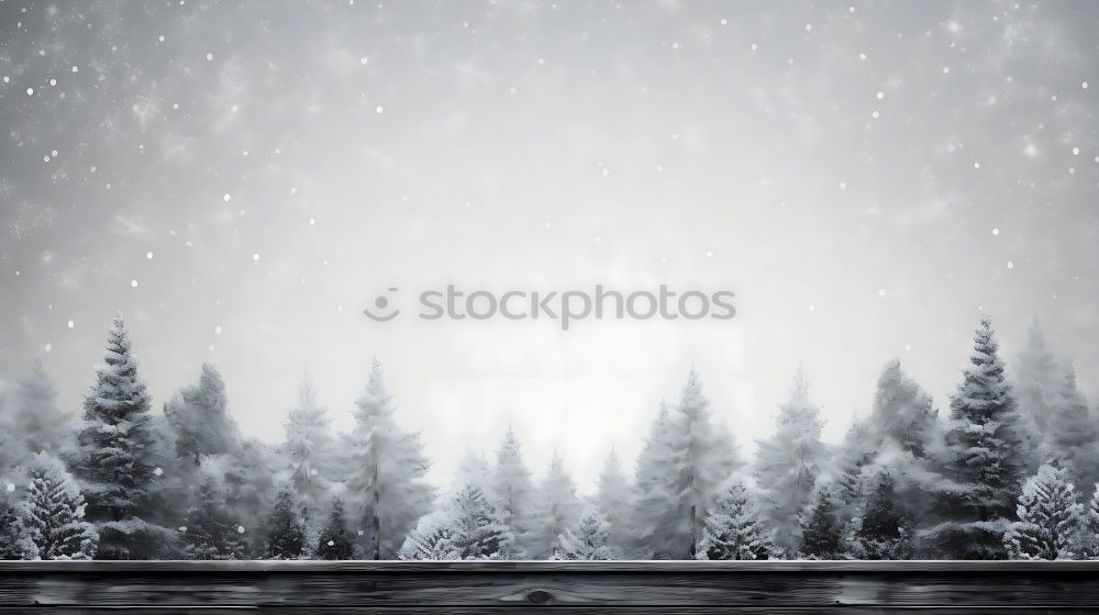 Similar – Image, Stock Photo Spruce snow at night