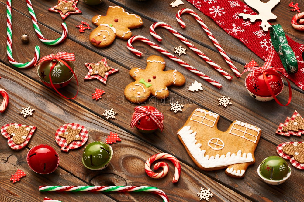 Similar – Image, Stock Photo Delicious Christmas Cookies