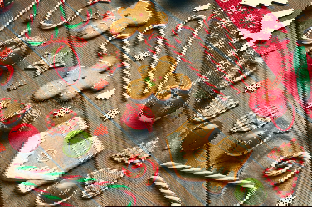 Similar – Image, Stock Photo Merry Christmas biscuits on a plate
