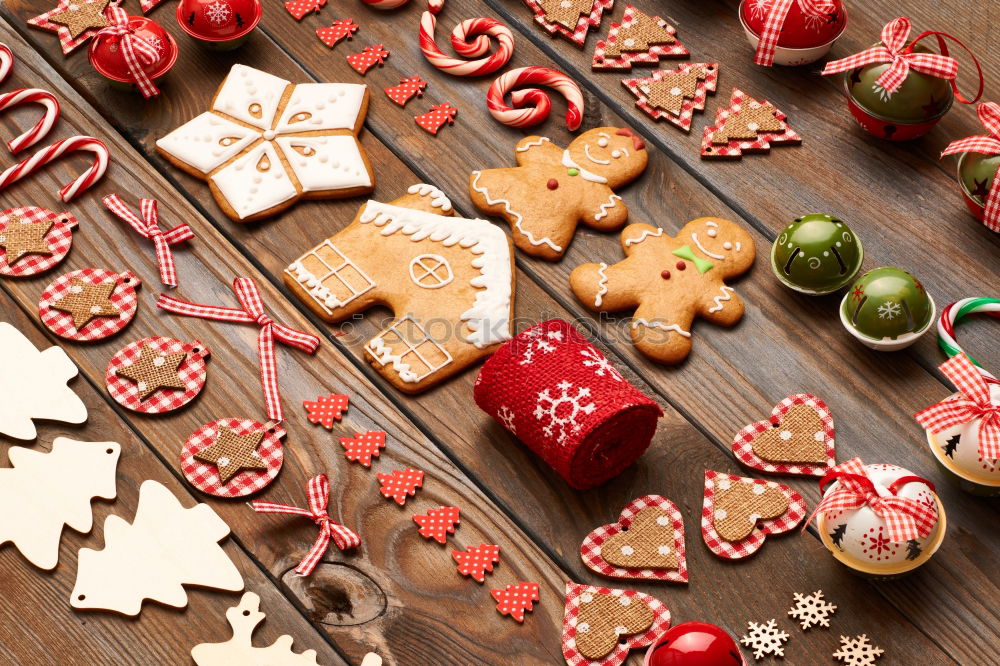 Similar – Image, Stock Photo Delicious Christmas Cookies