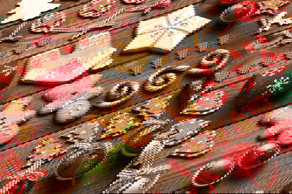 Similar – Image, Stock Photo Merry Christmas biscuits on a plate