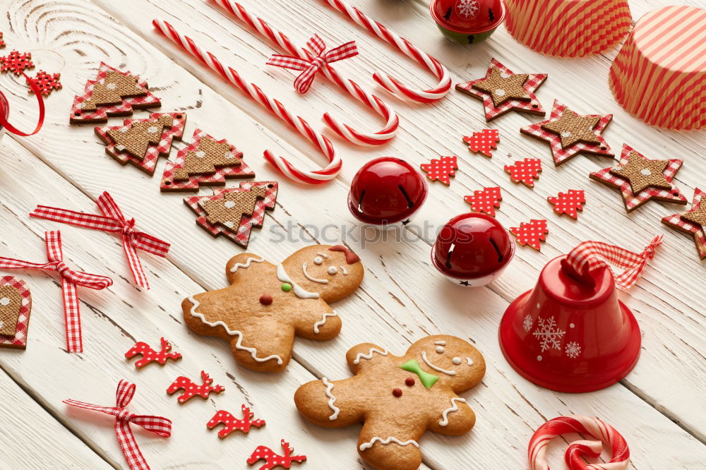 Similar – Image, Stock Photo Christmas Decoration Objects on White