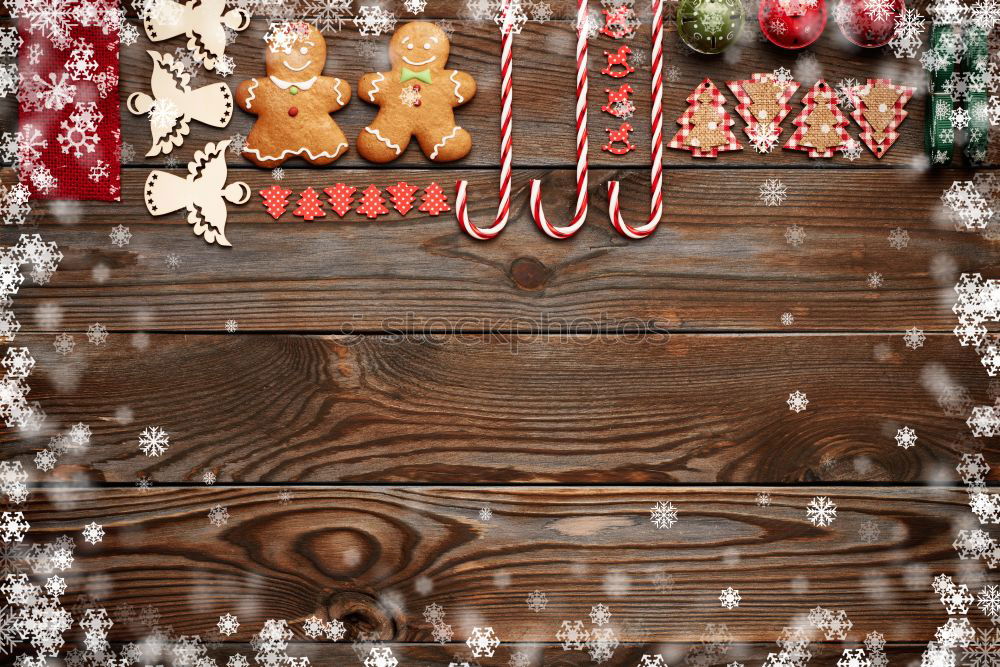 Similar – Christmas tree: different sized wrenches with red Christmas decoration