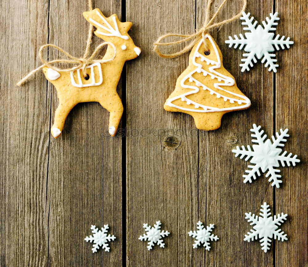 Similar – Image, Stock Photo Delicious Christmas Cookies