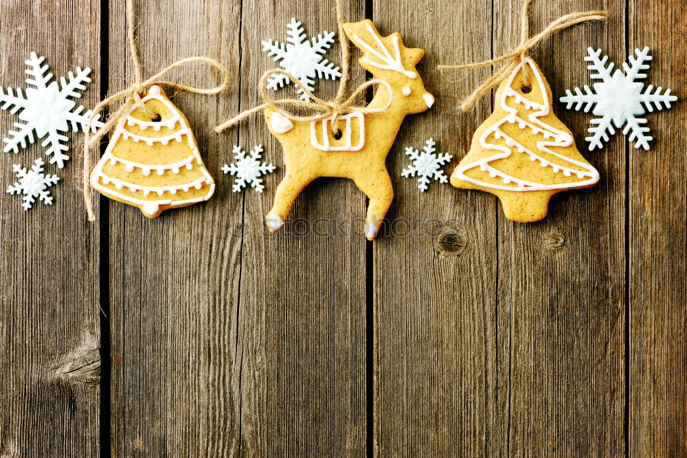 Similar – Image, Stock Photo Delicious Christmas Cookies