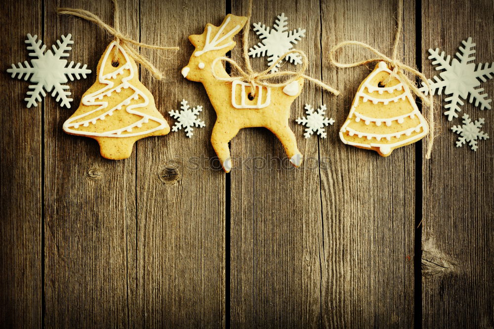 Similar – Image, Stock Photo Delicious Christmas Cookies