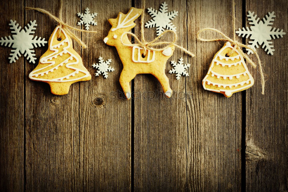 Similar – Image, Stock Photo Delicious Christmas Cookies