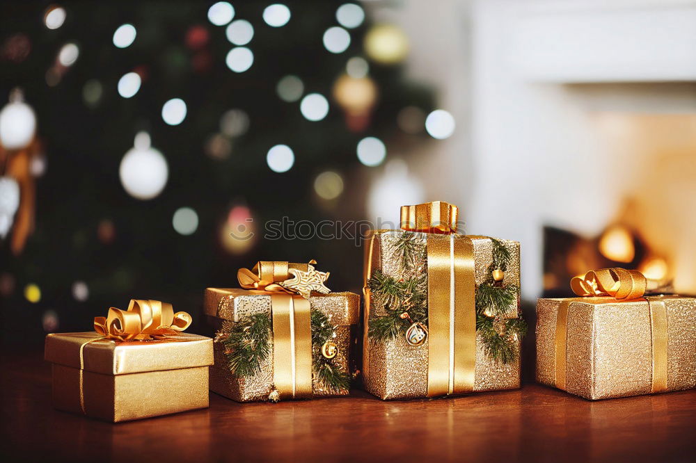 Similar – Image, Stock Photo retro christmas decorations with christmas