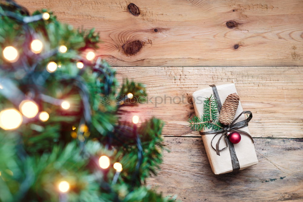 Image, Stock Photo Christmas present under a Chtristmas tree