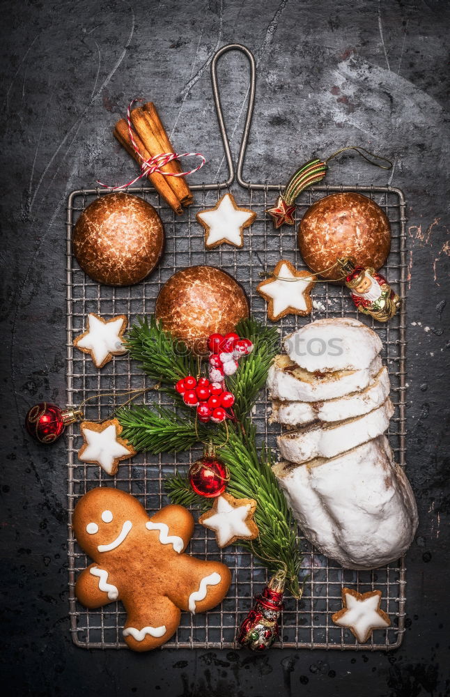 Gingerbread and biscuits for Christmas