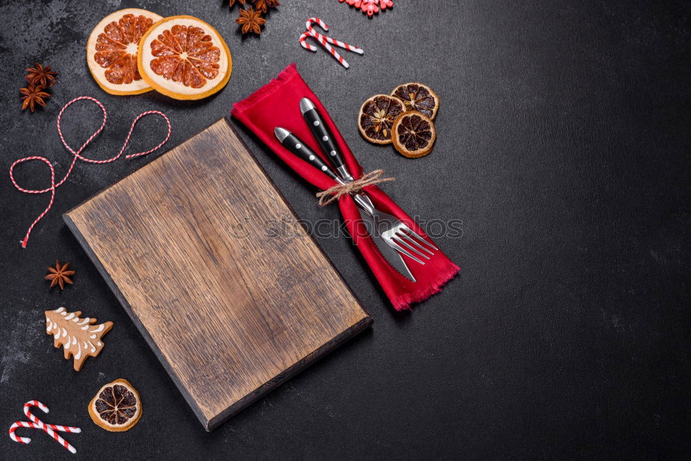 Similar – Image, Stock Photo weekly planner or to do list with Christmas decorations