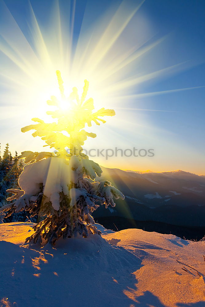 Similar – Image, Stock Photo Sunrise in Mühlviertel