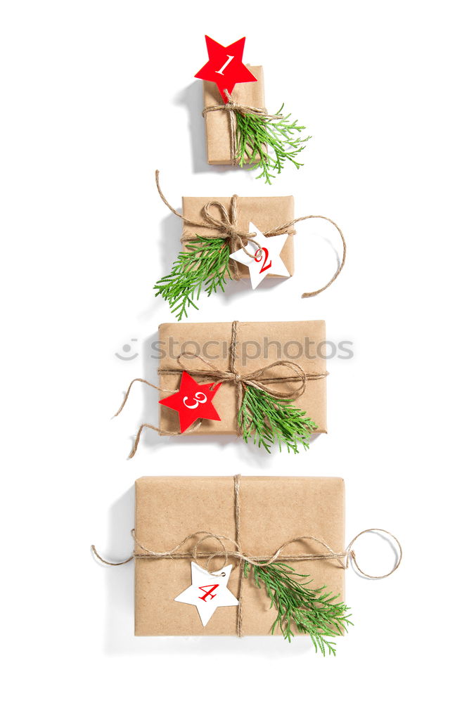 Similar – Christmas presents creative layout.