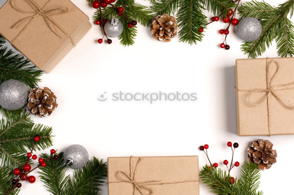 Similar – Image, Stock Photo Christmas presents creative layout.