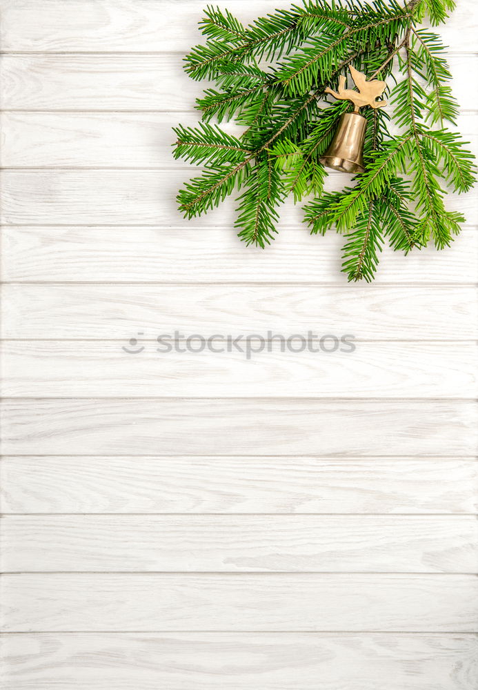 Similar – Image, Stock Photo Fir twigs, Christmas wreaths and jingle bells.