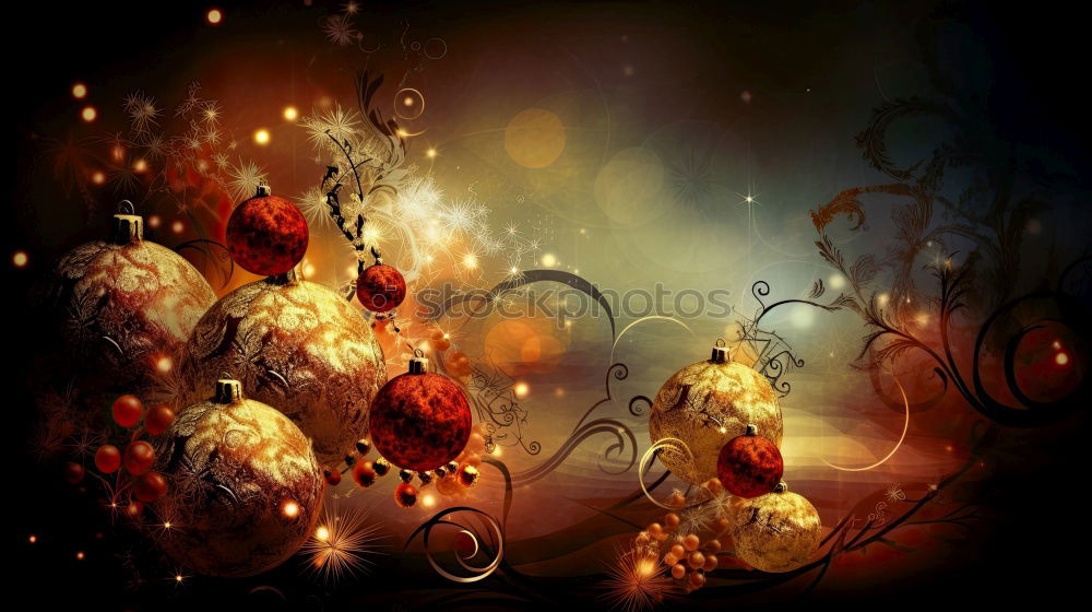 Similar – Image, Stock Photo Retro Christmas ball on the Christmas tree