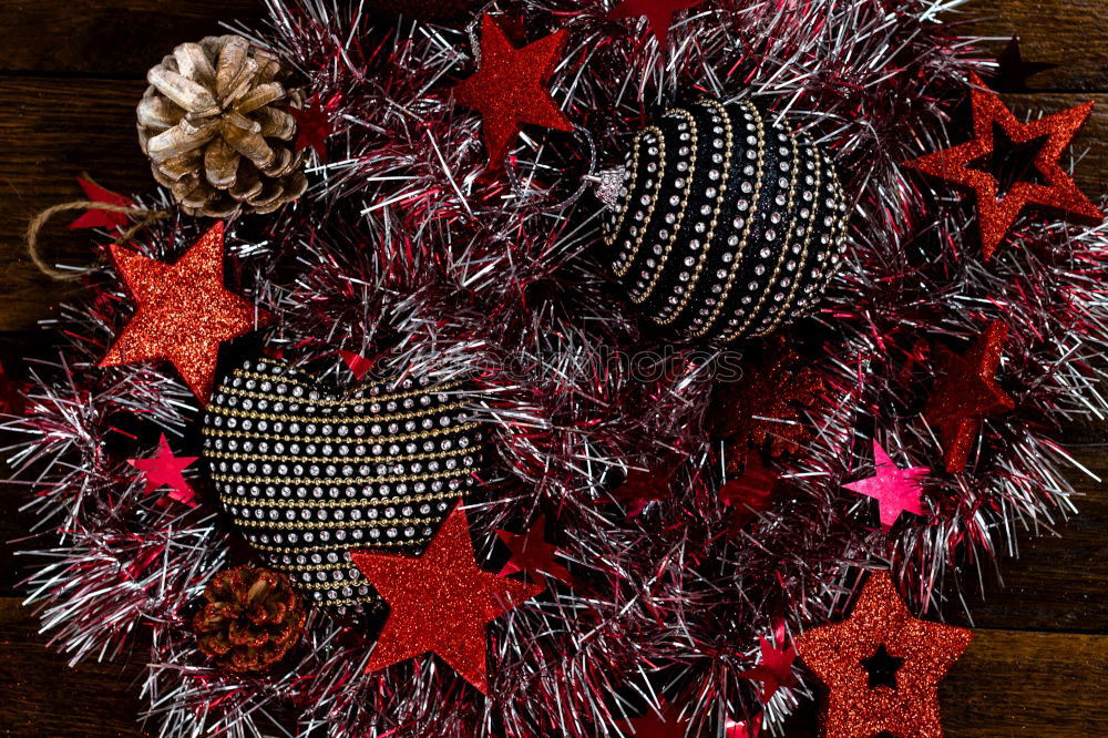 Similar – Image, Stock Photo Red winter star sparkles at Christmas as an advent decoration