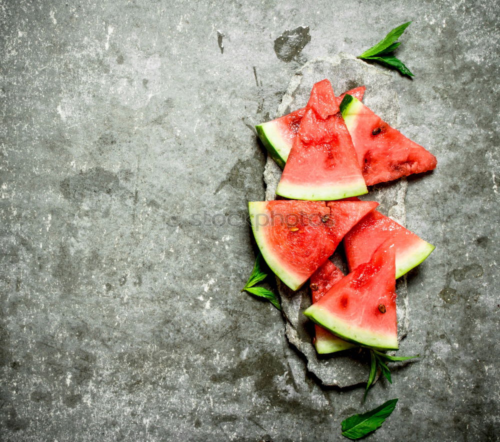 Similar – Eating juicy watermelon