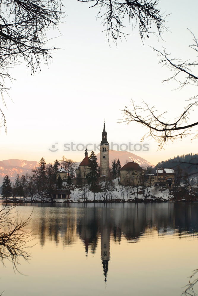 Image, Stock Photo quiet retreat Winter